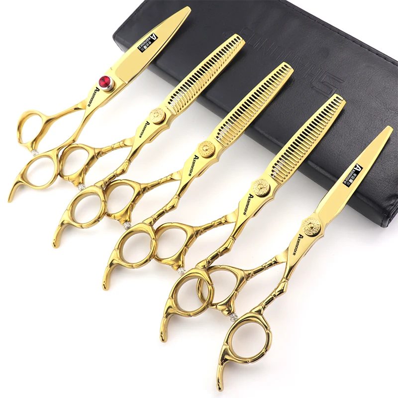 Barber scissors, flat scissors, tooth scissors, hair salons, hair salons, hair clippers, thinning Liu Hague scissors,