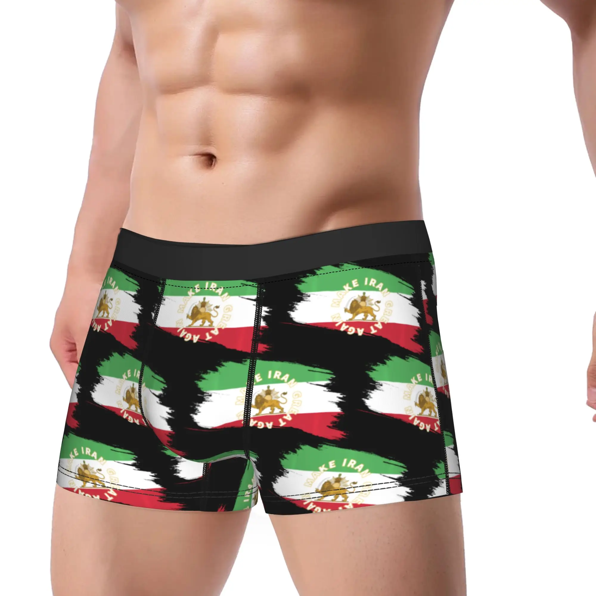 Make Iran Great Again Persian Lion And Sun Shiro Khorshid Underwear  Underpants Shorts Briefs For Man Pouch Boxershorts