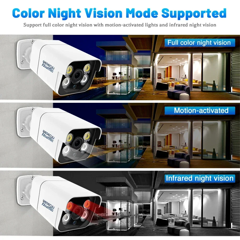 High Quality Waterproof 5mp 4k 8mp 4 8 16 32 Channel Nvr Long Range Outdoor Home Security Camera Surveillance Cctv Cameras Kit