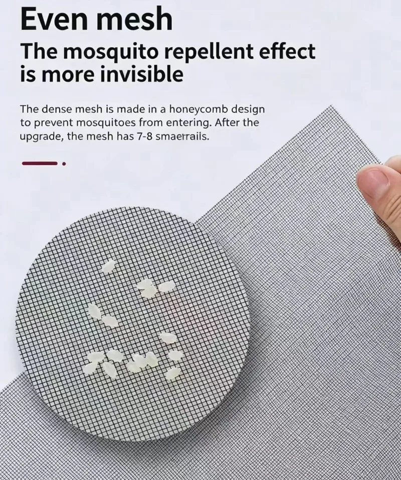 Brand New Gray Durable Unobstructed Customizable Size Mosquito and Dust Proof Invisible Design Customizable Size Screen Window 4