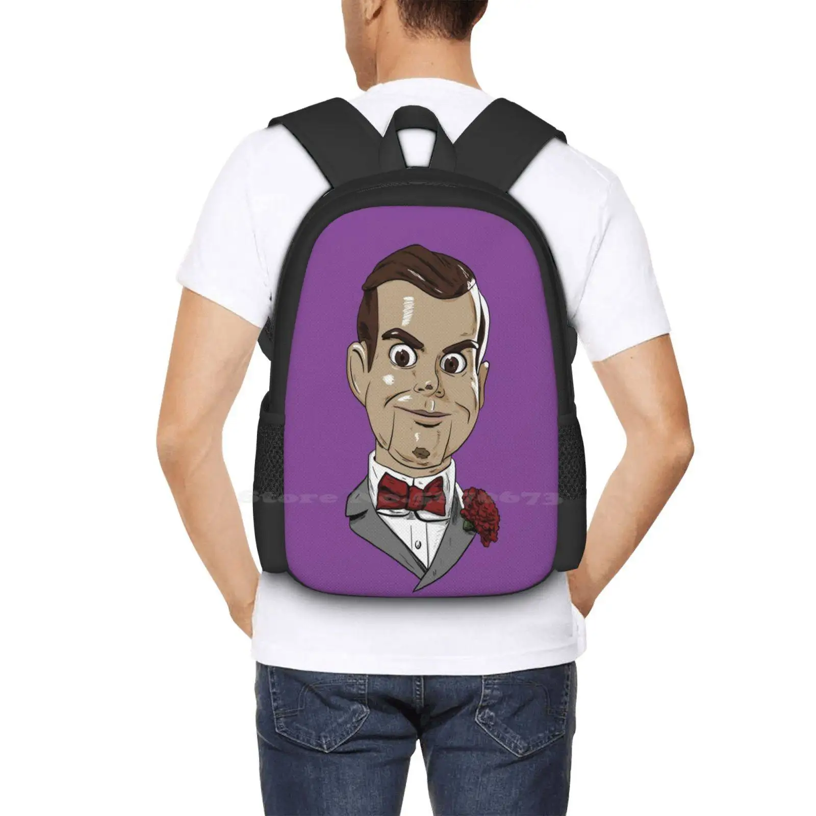 Slappy The Dummy Hot Sale Schoolbag Backpack Fashion Bags Slappy Dummy Goosebumps Halloween