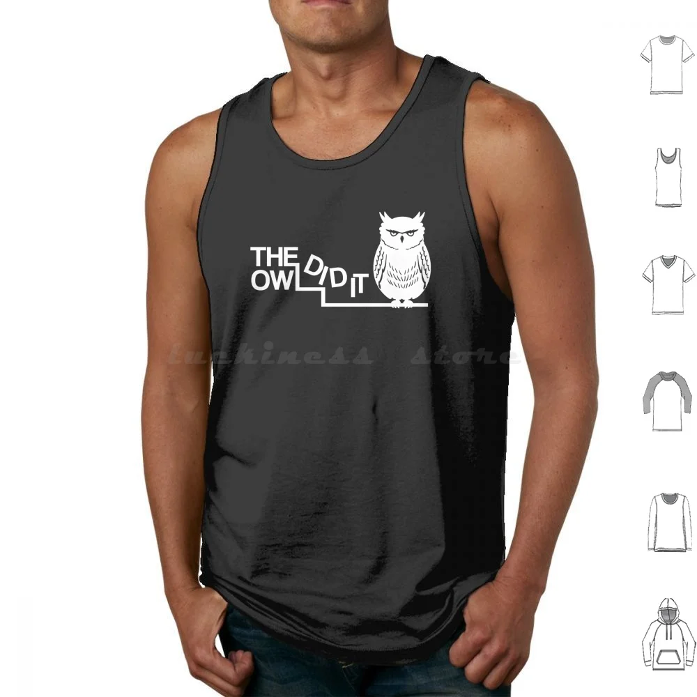 The Owl Did It Tank Tops Vest Sleeveless The Owl Did It True Crime Crime The Staircase The Owl Theory Owl Theory Michael