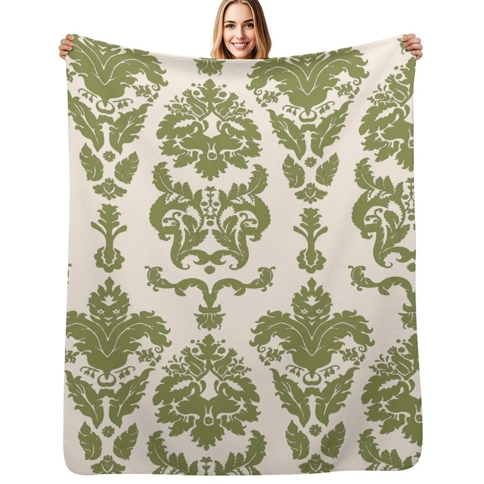 The Sound of Music Von Trapp Curtain Pattern Throw Blanket Outdoor Soft Blanket for Picnic Beach Camping