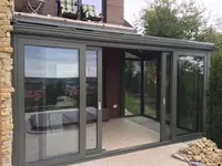 Factory Price Lift Sliding Door Heavy Duty Big Vision Patio Door Thermal Break Aluminum Customized Double Glass Sliding Door 2