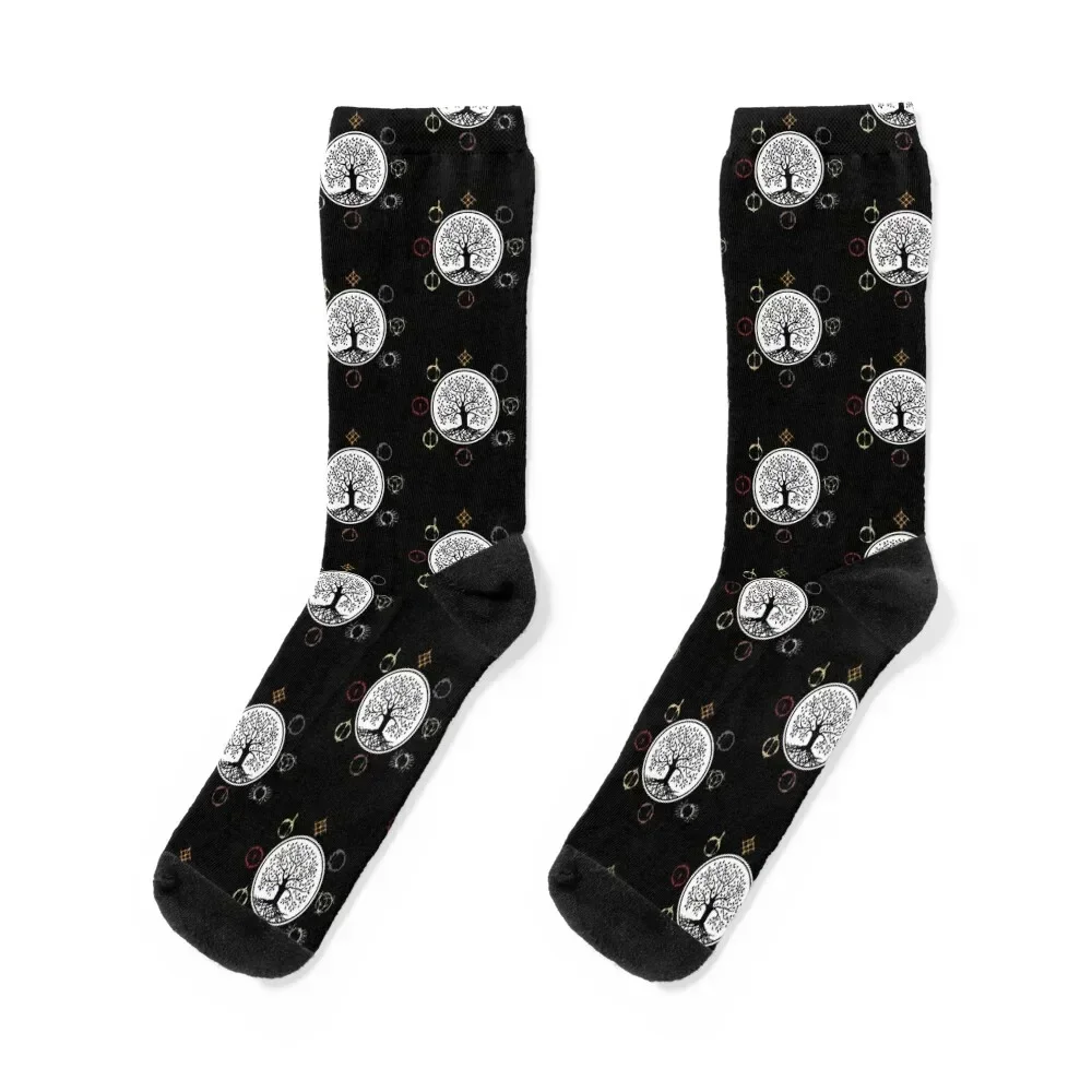 

Erdtree with Runes Socks set Running short Male Socks Women's