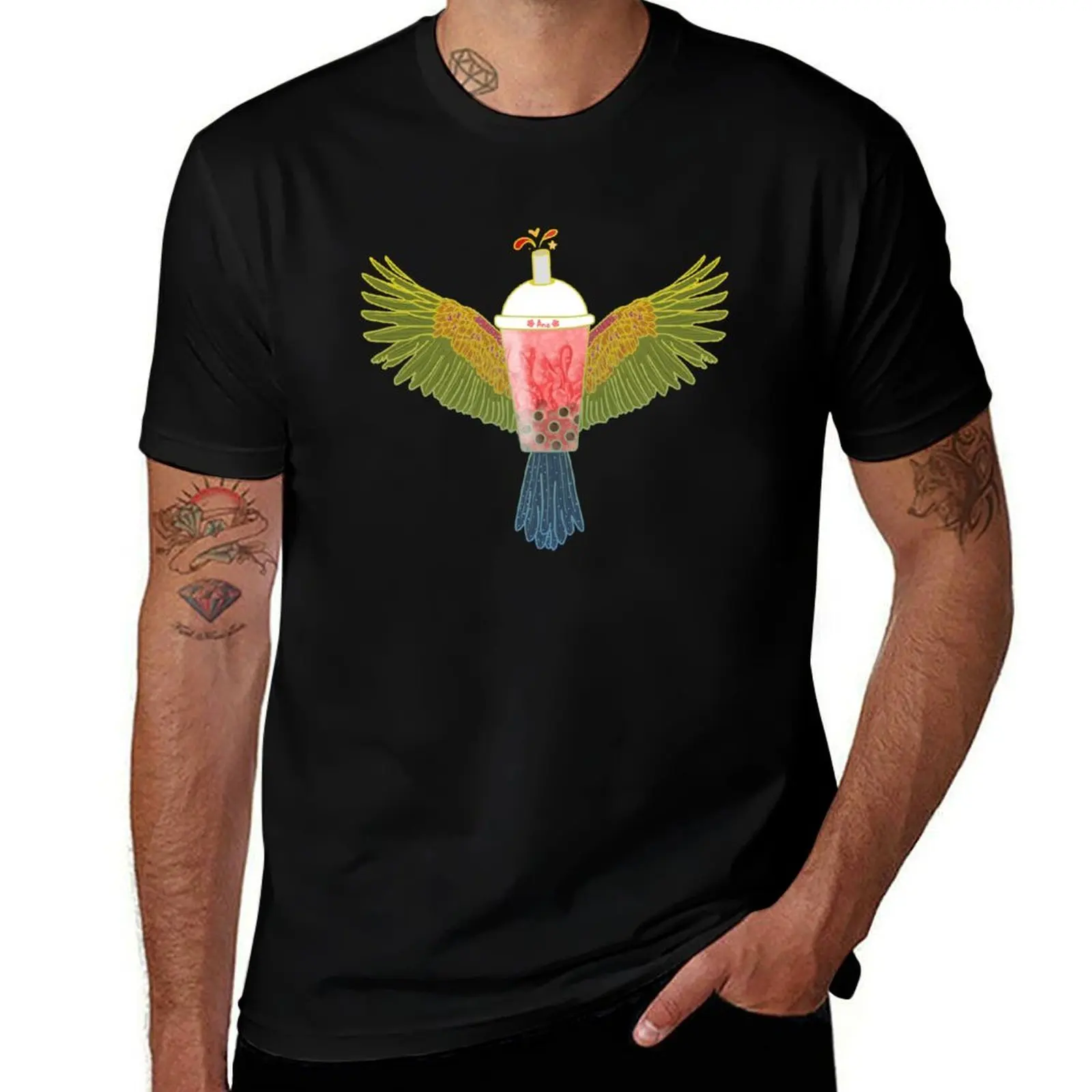 

Ana's Personalized Boba Drink T-Shirt cute clothes anime shirt Blouse designer shirts plain t shirts men