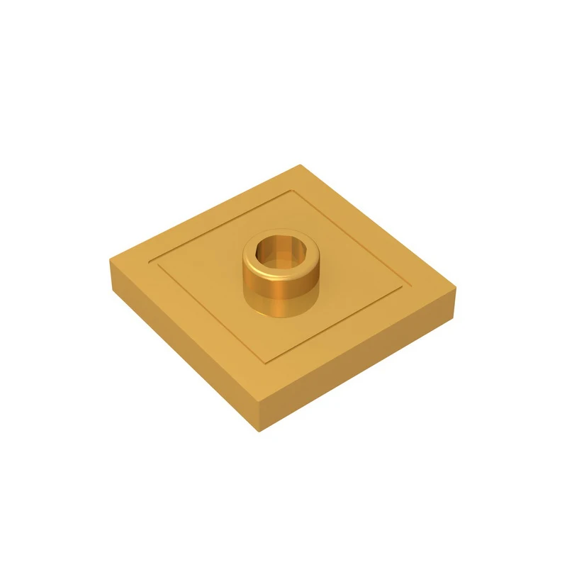 Pièces de MOC GDS-805 plaque 2x2 W 1 bouton compatible avec lego 87580 23893 jouets pour enfants à assembler blocs de construction techniques