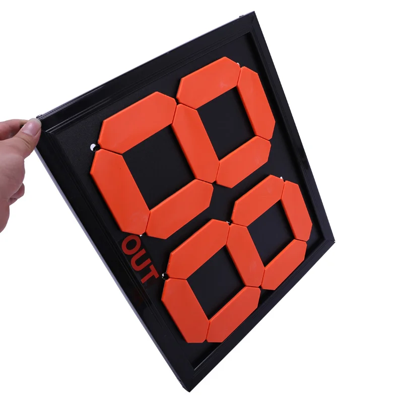 لوحة تسجيل محمولة بديلة لكرة القدم ، جانبان ، لوحة استبدال كرة القدم ، الرياضة ، تغيير الحكم ، لوحات اللاعب #6