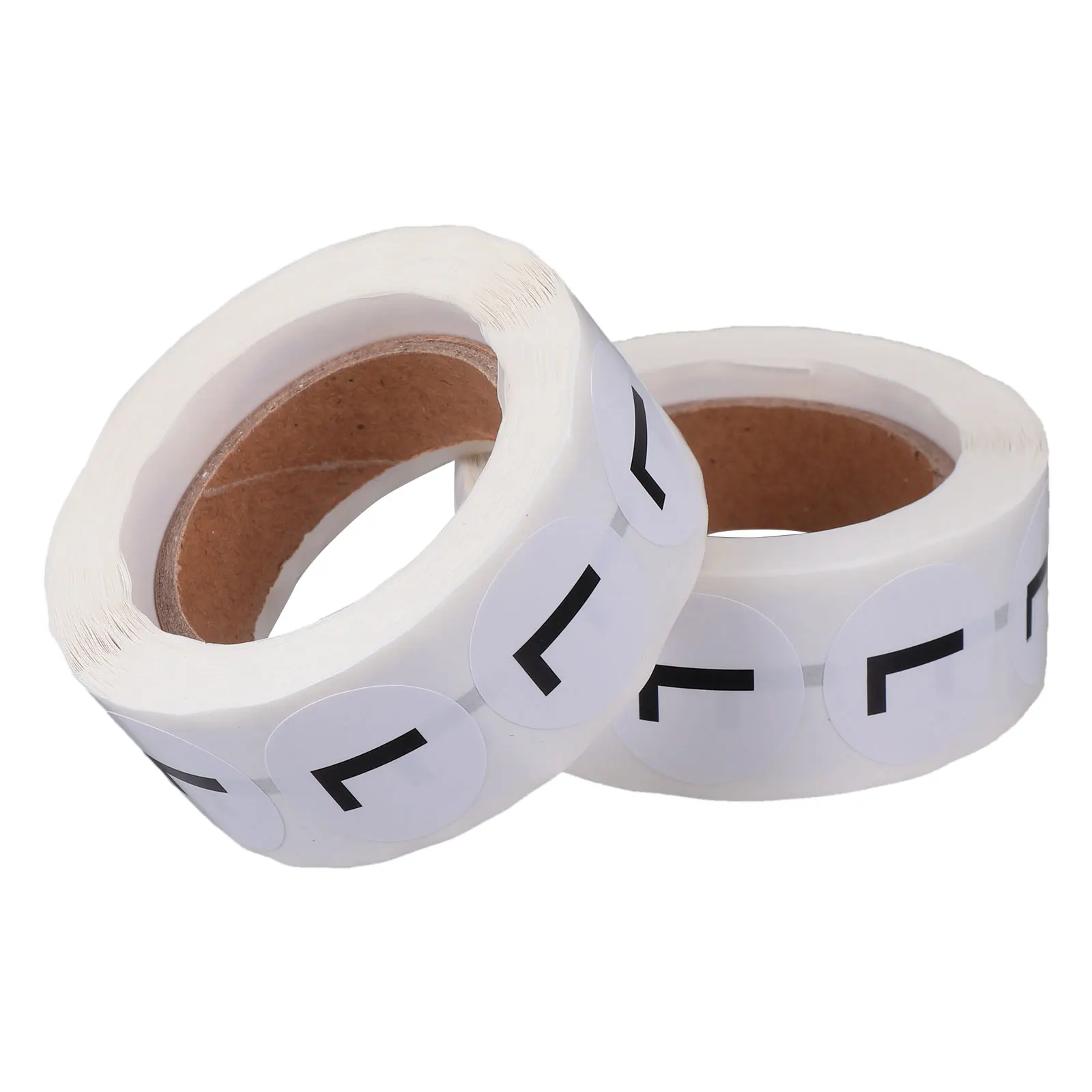 

2 Rolls Size Sticker Clothing Label Paper Practical Round Sticker Folder Tag Sufficient Quantity Sizes Gloves Hats T Shirts