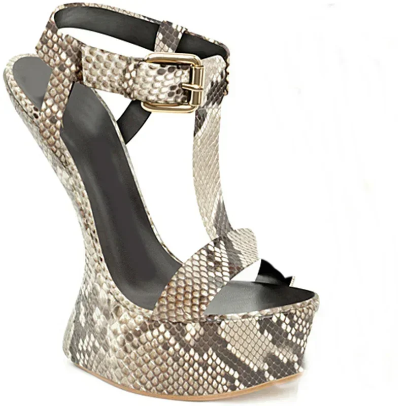 Strange Style T Strap Suede Sandals Sexy Peep Toe Solid Accept Customized New Arrivals Fashion Women Runway Shoes