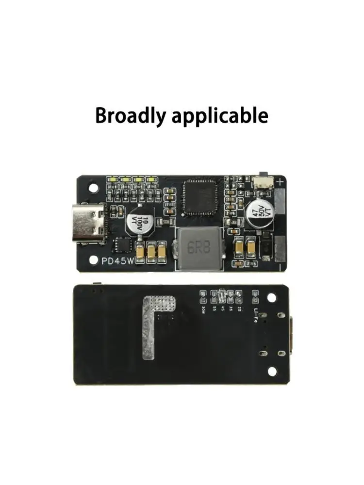 

652F 2-6S PD45W Тип C Быстрая зарядка фосфатной батареи Модуль зарядки и разрядки QC2.0 Выходные аксессуары