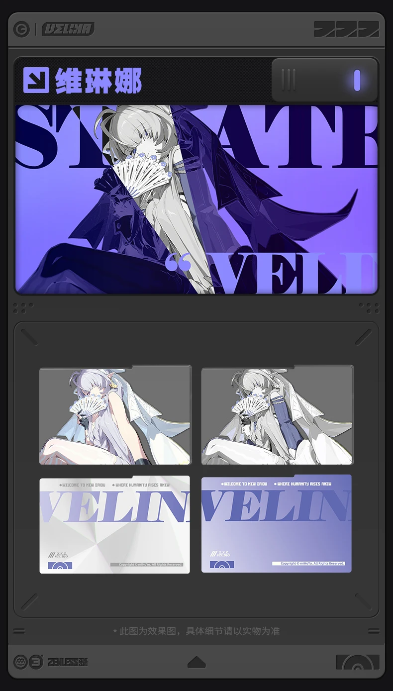 [Original] MiHoYo Spiel Zenless Zone Zero Velina Norma Cosplay Acryl-Einsteckset Anime-Charakter-Ständer Cartoon-Zubehör – Detail 4