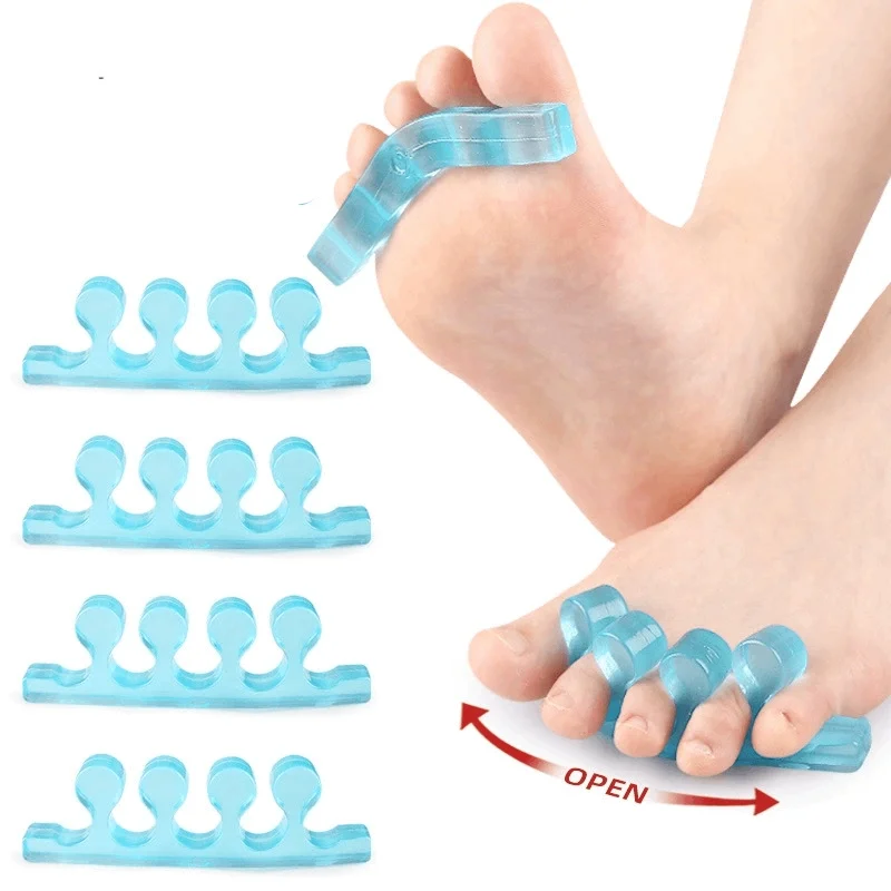 

1/2Pairs Toe Separator Hallux Valgus Corrector Bunions Pedicure Corrector Fingers Spreader Bunion Corrector Nail Polish Tools