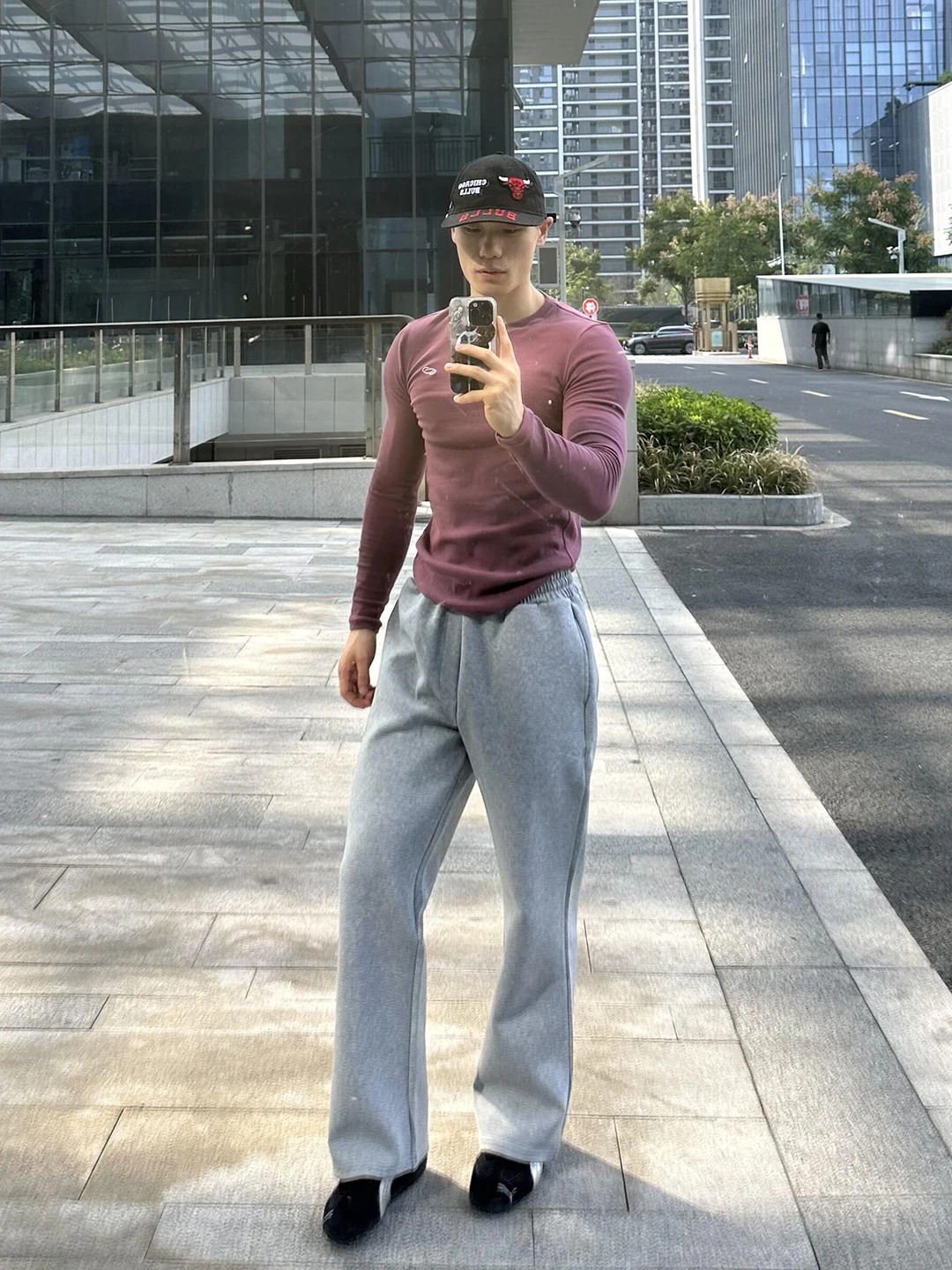 

Light ey American Sle Fitn Sports Sweatpants Men's Autumn Winter Casual Heavy Du Bend Knife Pants Cleanfit