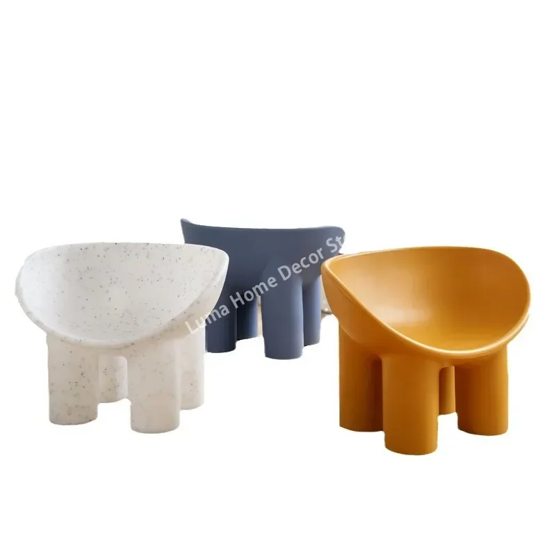 Luma Scandinavian Designer Elephant Leg Chair Wind Light Luxury Lazy Chair Creative Single Sofa for Ins Furniture Home Decor image 5