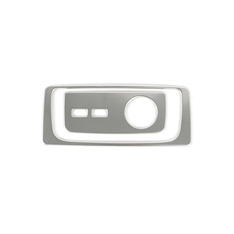 Car Rear Air Cigarette Lighter Panel Frame Decoration Stainless Steel Sticker Trim For Audi Q5 FY 2018-2022 Interior Accessories