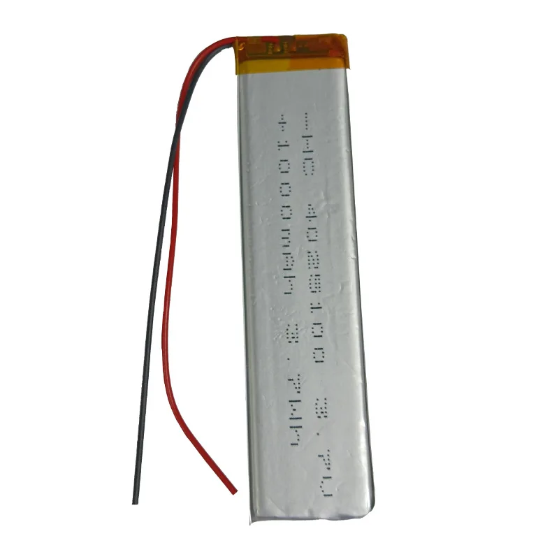 4025100 polymer lithium battery 1000mah lamp strip 4025130 cabinet lamp induction lamp 3.7V wardrobe lamp