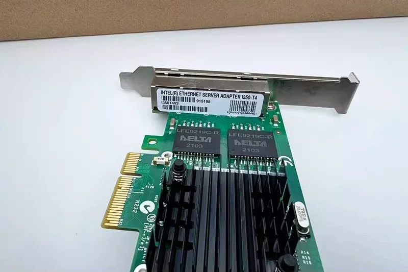 Intel/4 port Gigabit network interface card I350-T4 vision industrial camera network interface card I350T4V2