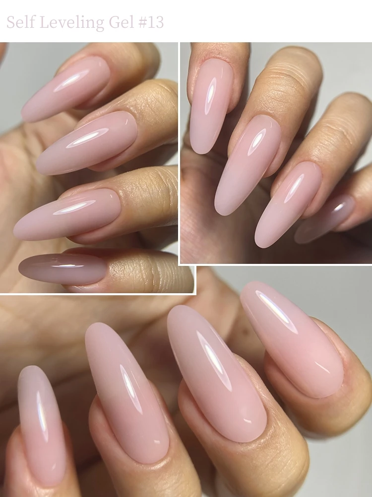 MSHARE 142g Natural nude rosa auto nivelante constructor Gel duro para extensión de uñas construcción pegamento para uñas de calor medio bajo