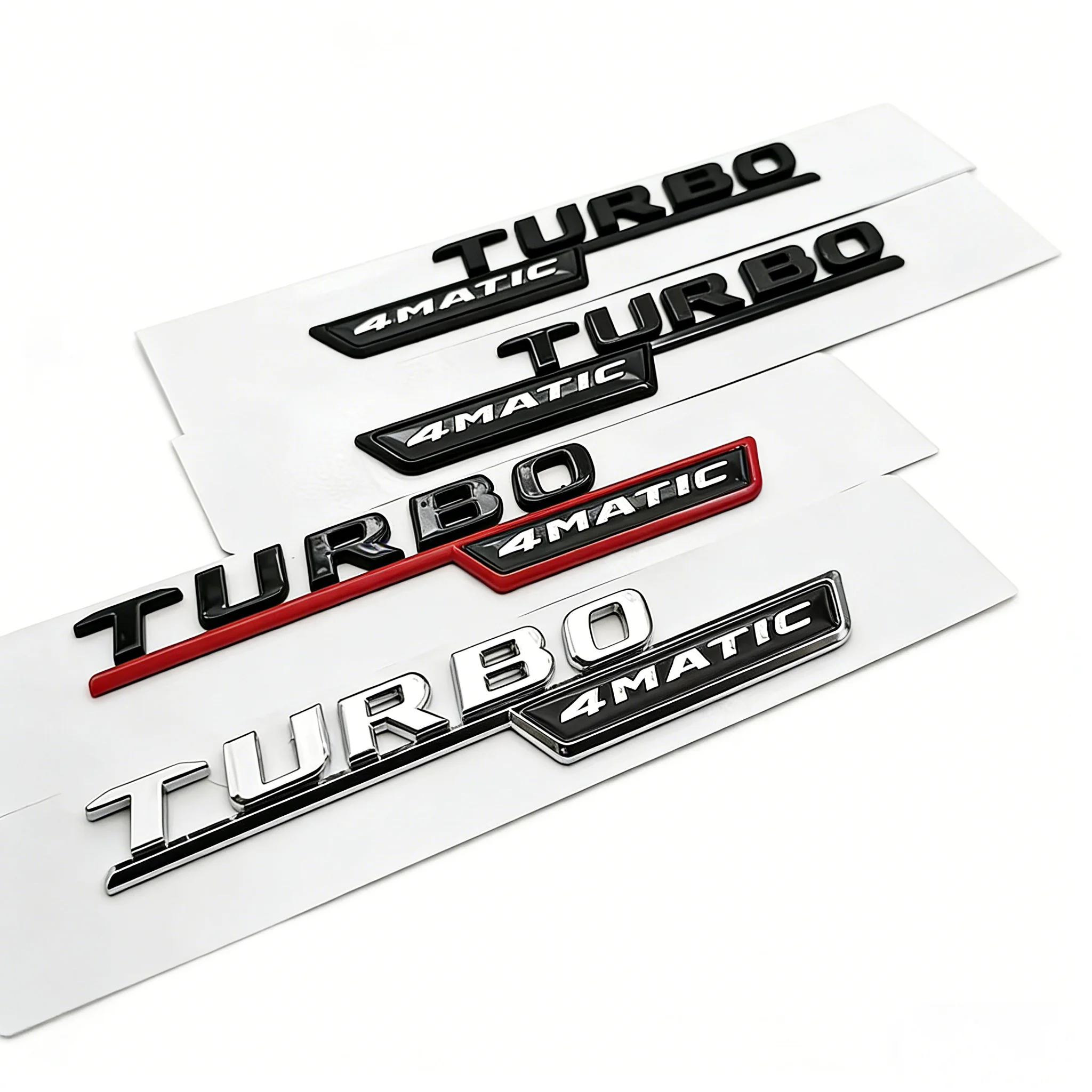 

2 шт. 3D хромированные буквы из АБС-пластика TURBO 4MATIC, логотип на крыло, боковая эмблема для Mercedes AMG A35 45 A45S W177 W176, наклейки, аксессуары