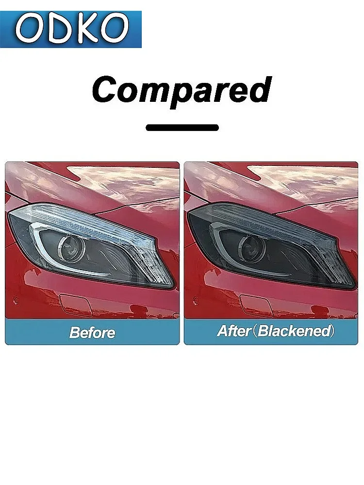 For HONGQI H5 HS5 H9 2019-2023Car Accessories Exterior Headlight Anti-scratch TPU Protective film Anti-scratch Repair film Refit