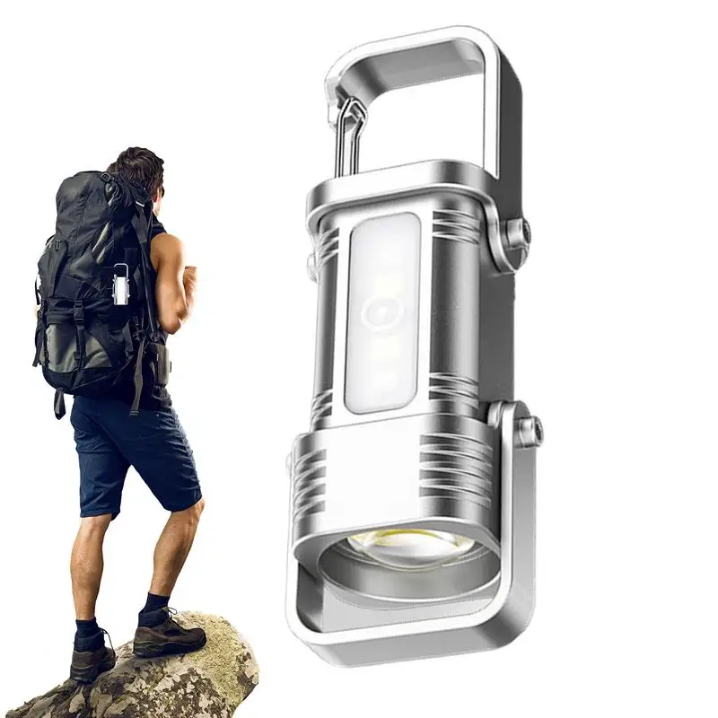 

Брелок для ключей, уличный аварийный брелок для ключей, портативный уличный велосипедный светильник, крошечный перезаряжаемый карманный фонарик, аксессуар для освещения