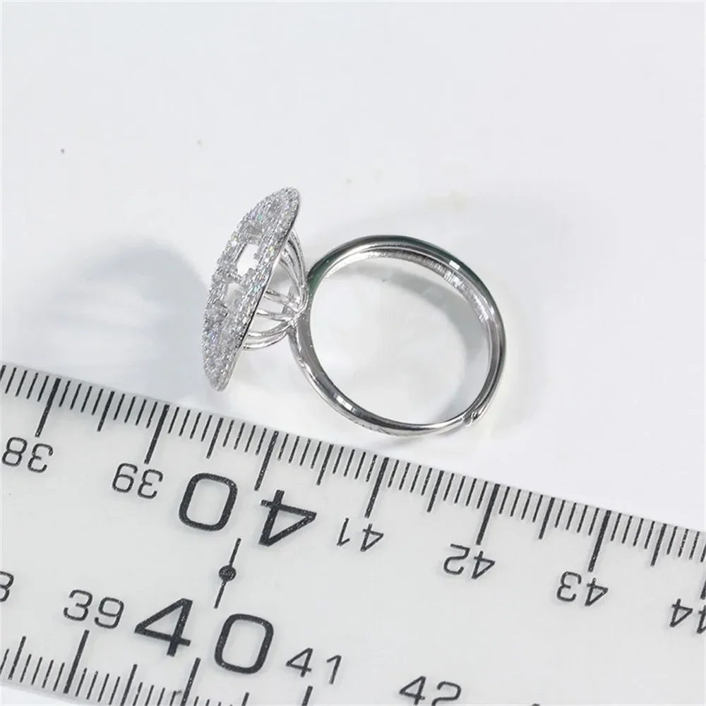 Solid S925 Sterling Silver Pearl Ring Settings Findings & Accessories  for Jewelry Making Bulk Wholesale Craft Supplies No Pearl