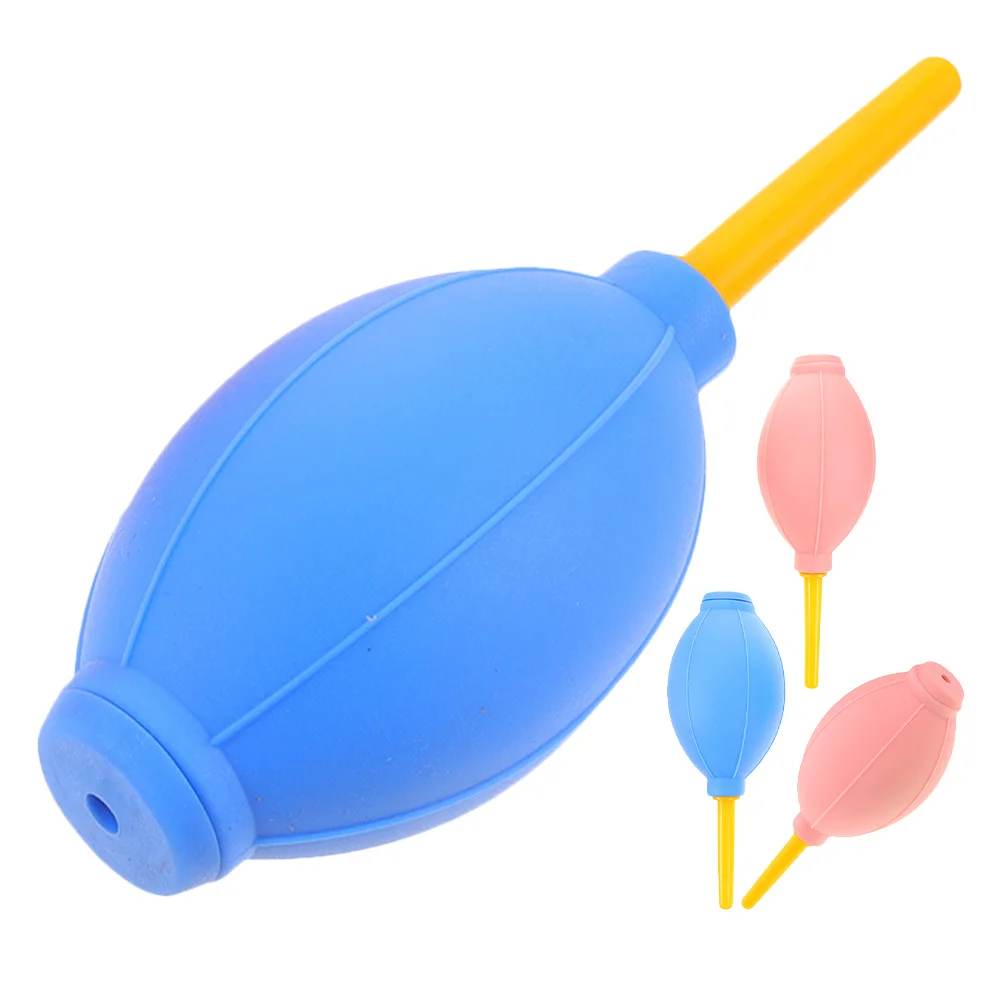 4 قطع منفاخ هواء مطاطي يدوي للرموش، سريع لطيف وغير مهيج، متعدد الاستخدامات، سهل الاستخدام، أزرق وردي