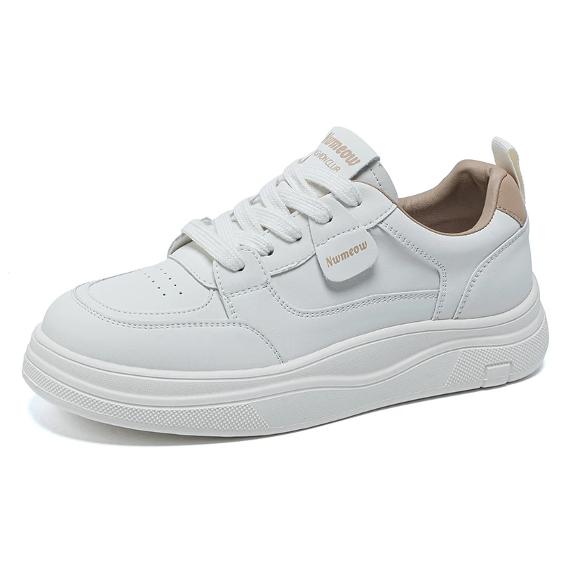 Women Platform Sneakers Real Leather Casual Shoes For Women Thick Sole Comfort Walking Footwear Female Daily Street Sports Shoes