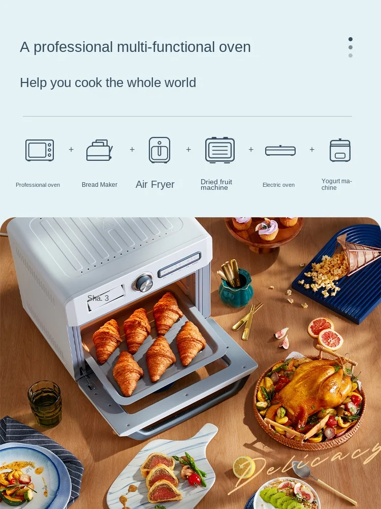 Donlim DL-5712 oven for home baking Multi-function automatic air fried baking in one fermentation large capacity oven