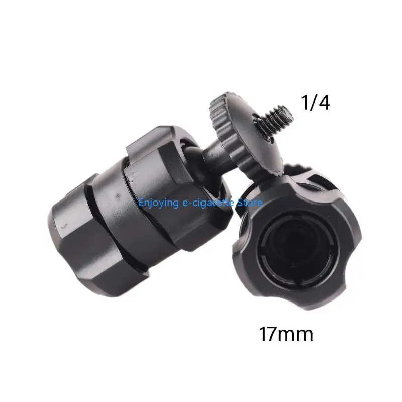 Kunststoff 17mm Kugelkopf Adapter Konverter für Kamerahalterungen Monitorhalterungen Rack Y4QF – Detail 3