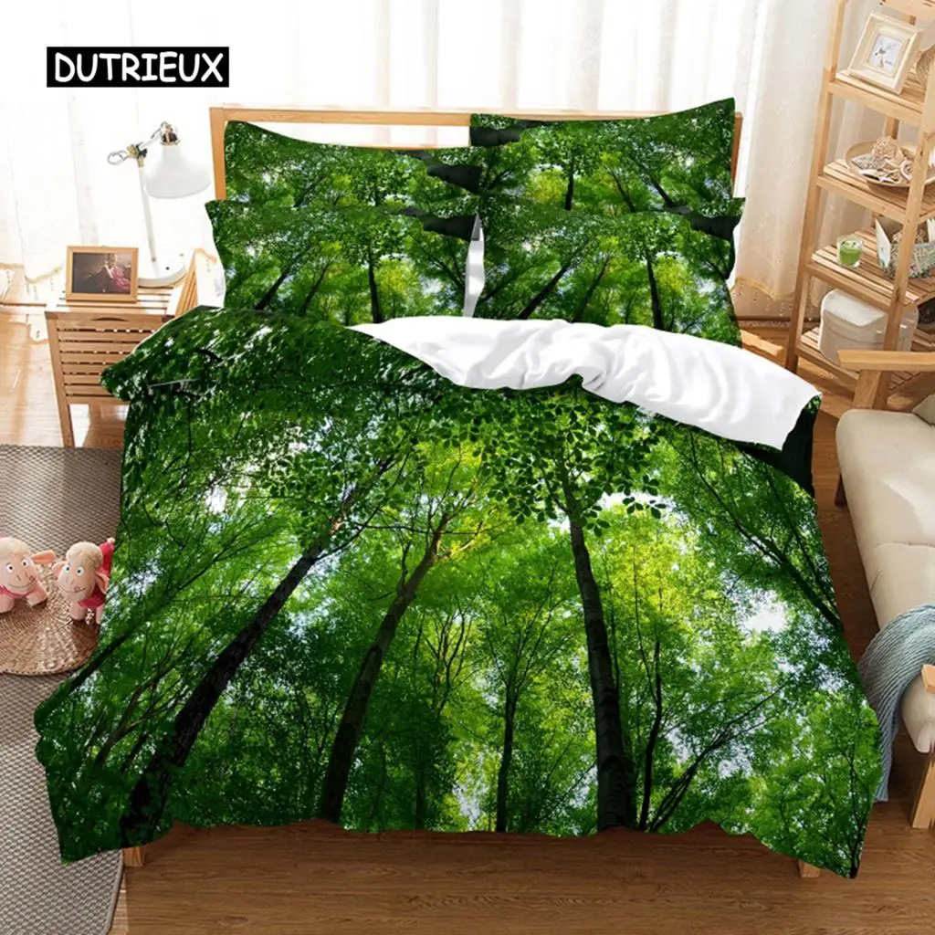 

Woods Bedding Set Duvet Cover Set 3d Bedding Digital Printing Bed Linen Queen Size Bedding Set Fashion Design