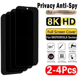 2-4Pcs Privacy Anti-spy Tempered Glass for Motorola Moto G75 G73 G55 G54 G53 G52 G50 G42 G32 G22 G15 G14 G13 Screen Protector