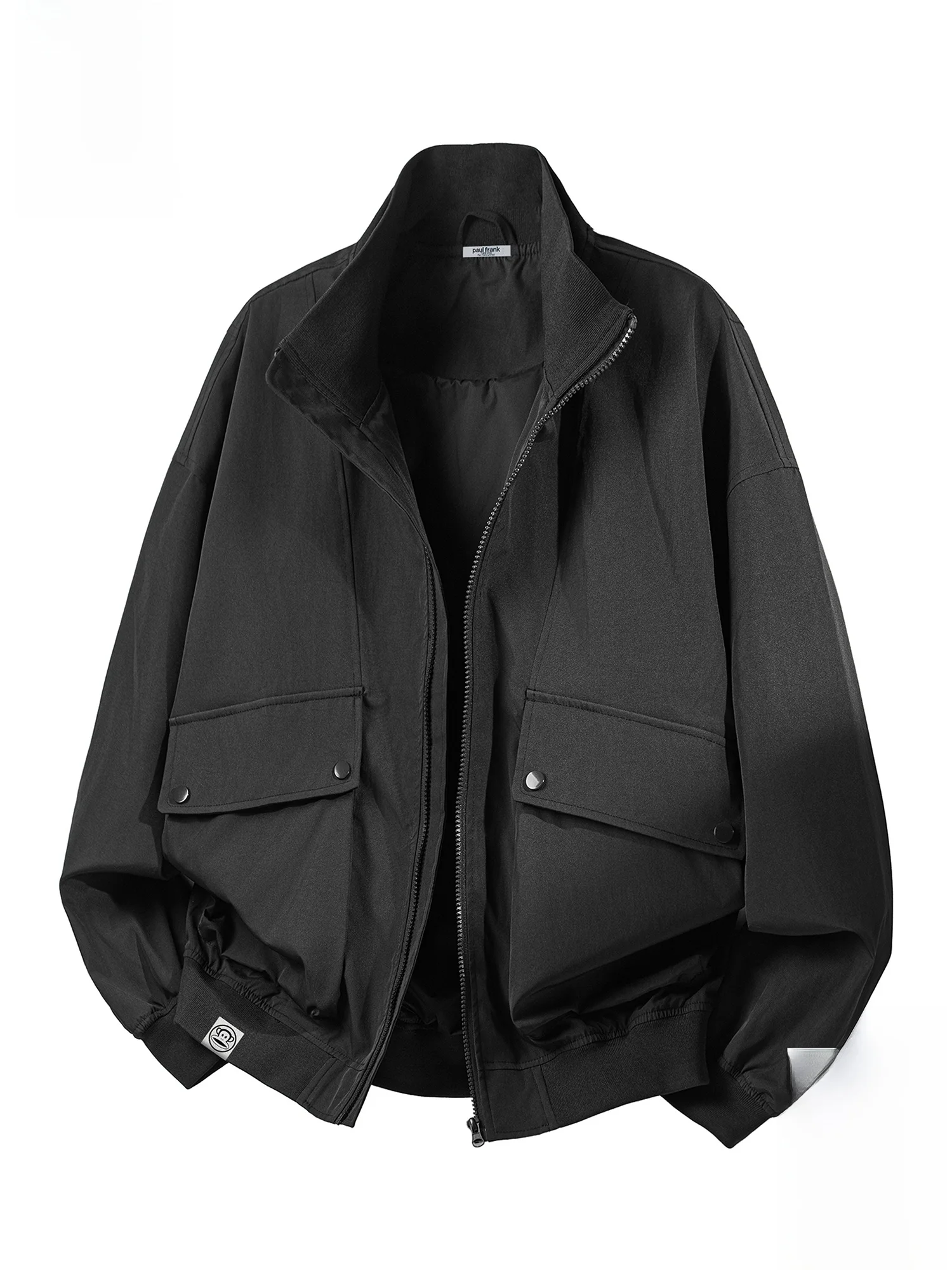 

PaulFrank Spring Loose Casual Jaet Men's New Faion Brand Workwear Outerwear Big Mouth Monkey Stand Collar Long Sve