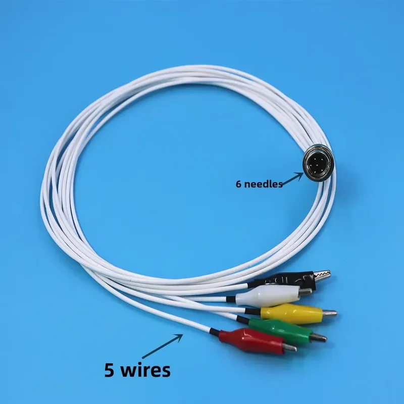 2026 Hot Sale High Precision Electrode Cable with Clips for CHI660E CHI760E Electrochemical Workstation Testing Equipment