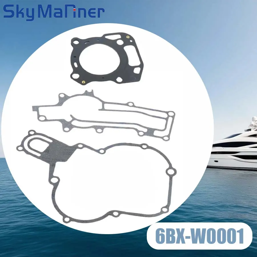 

Cylinder Head Kit 6BX-W0001 6BX-W0001-00 for Yamaha Outboard Motor 4T F4 F5 F6 6BX-11181 6BX-45113 6BX-11351 Boat Engine Parts
