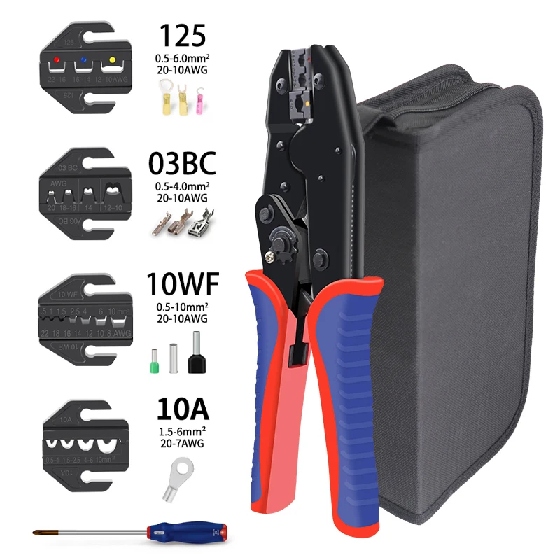 Pre geïsoleerde terminal krimptang kit HS-30J HS-40J klem cover/multifunctionele merk koolstofstaal krimptang