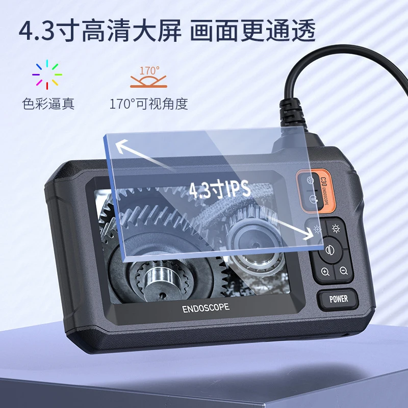 1080P HD WiFi Wireless Borescope Inspection Camera 1M 5M 10M Flexible Cable Waterproof Industrial Automotive Pipeline Household