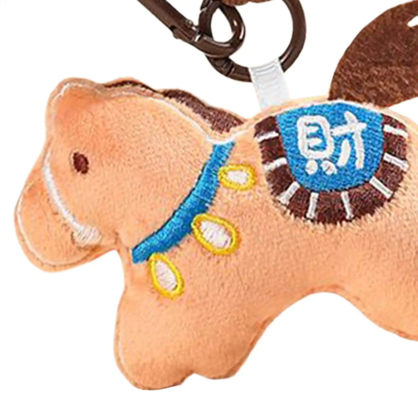 ตุ๊กตาม้า พวงกุญแจม้า ของตกแต่งแขวนรูปม้า ตุ๊กตาม้านำโชค ปีม้า จี้น่ารัก ของประดับกระเป๋าเป้ พวงกุญแจ