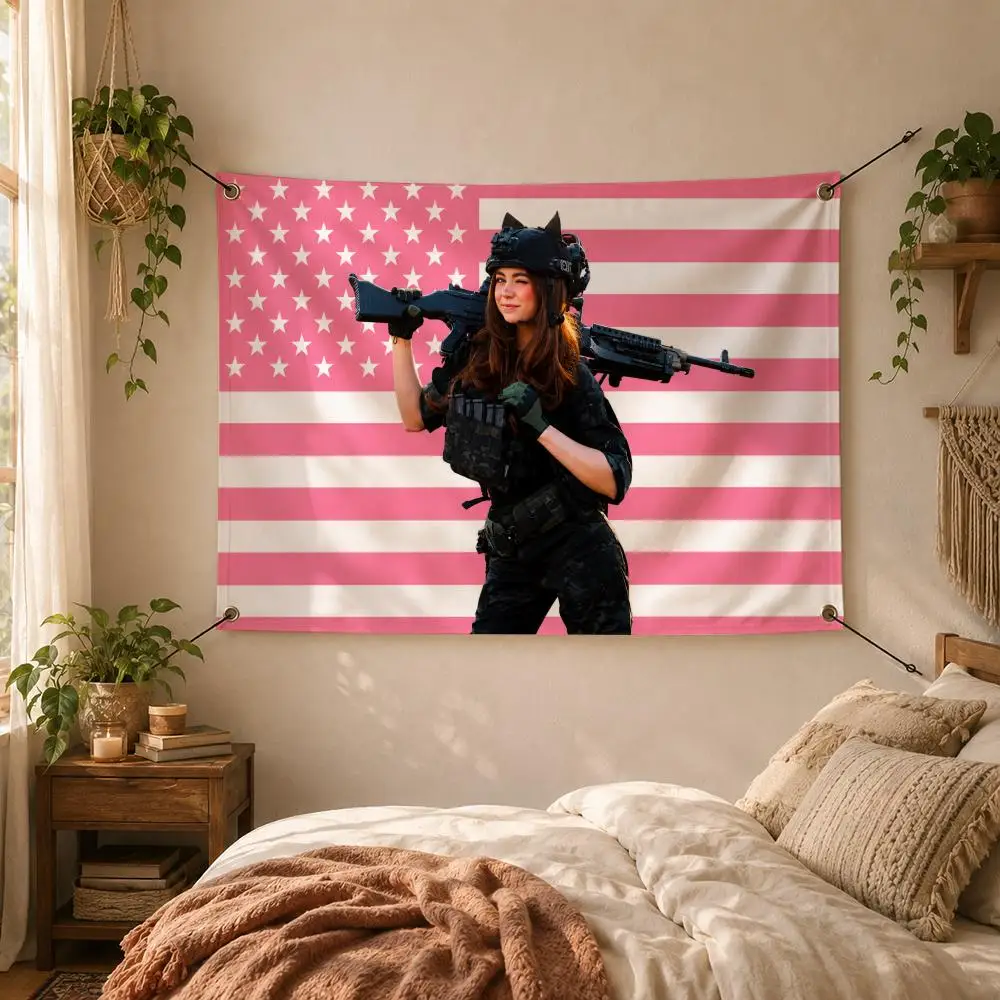 Trendy Youthful hailey lujan Flags Decorative Flag Banner for Outdoor Garden Yard Camping Party Home Wall Hanging Decor