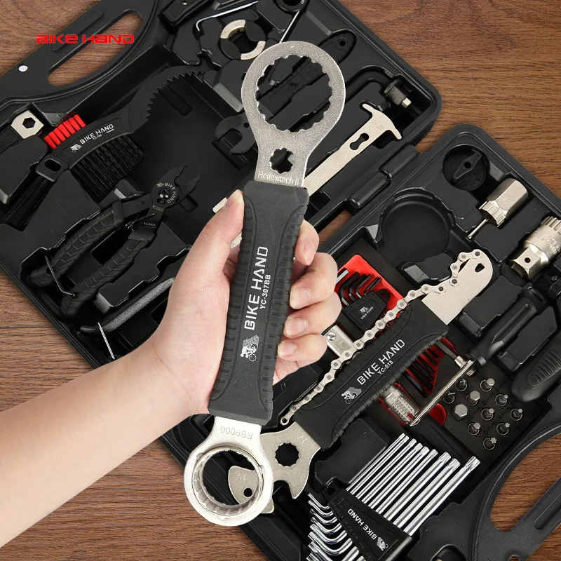 Bike Tools Kit Set Complete with Torque Wrench Storage Case 20 Piece Bike Bicycle Repair Tool Kit Set