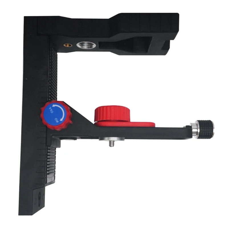 Laser-Level Magnetic Bracket L-Shape Adjustable 5/8Inch Mount Adapter Line Laser-Positioning Base-A62I