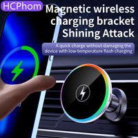 HCPhom 15W Car Mount Charger Air Vent Wireless Charging Magnetic Phone Holder for iPhone Galaxy Huawei Xiaomi automobile Bracket