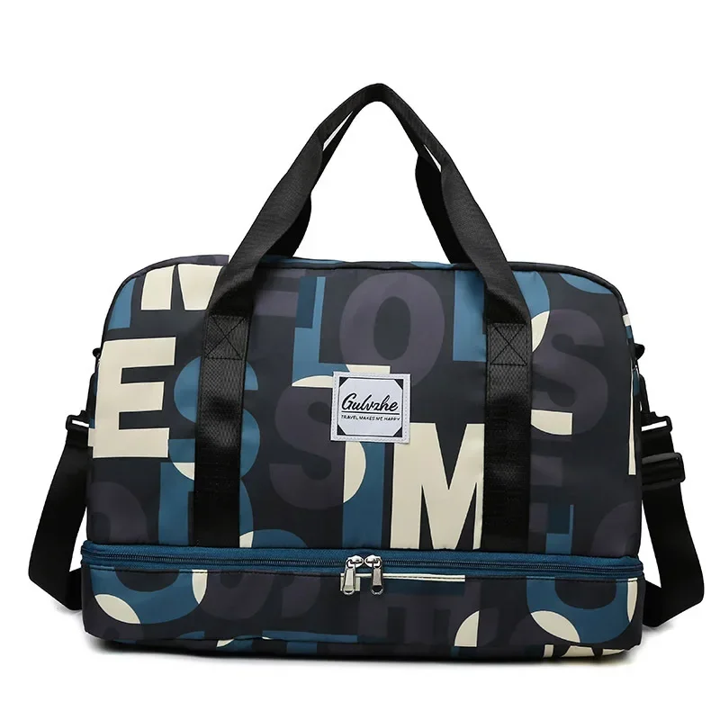 Mode Vrouwen Grote Capaciteit Droge Natte Scheiding Sport En Fitness Handbagage Nieuwe Reistas Opbergen Kleding Handtas