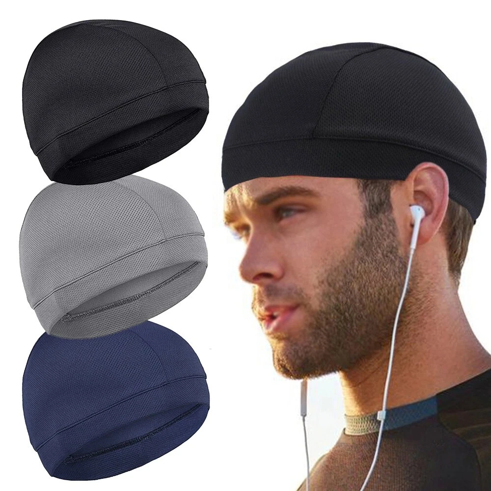 

Anti-Sweat Breathable Hat Mesh Fabric Quick Dry Cycling Cap Motorcycle Helmet Liner Bike Summer Riding Hat Cycling Equipment