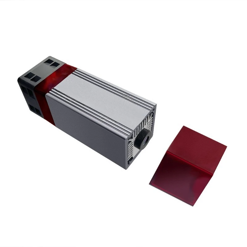 Laser engraving module 450nm 10W 45mm fixed focus with air assist, blue laser cutting laser head