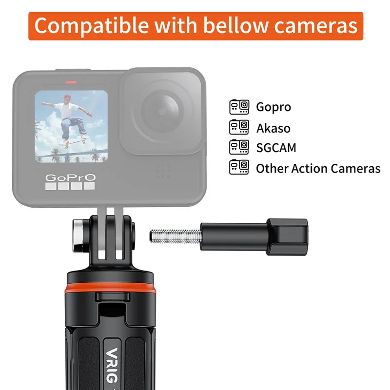 Support de perche à selfie extensible pour GoPro, Vlog portable, accessoires pour GoPro 13, 12, 11, DJI Osmo Action 3, 4, Insta 360  44