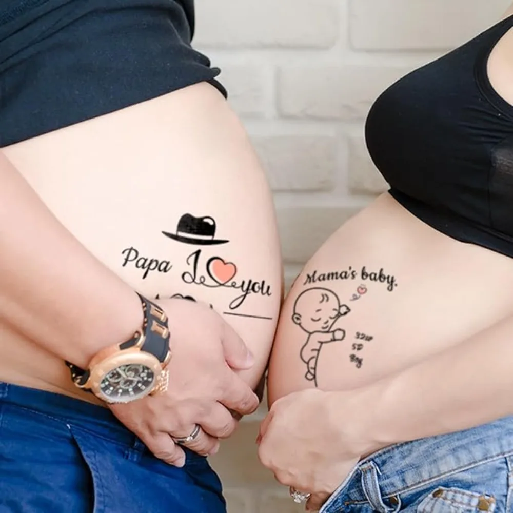 CARGEN ملصقات الأمومة للحمل والصور الذاتية احتفالات الحمل هدايا الأزواج أبي الأمهات الأطفال صور الأمومة #4