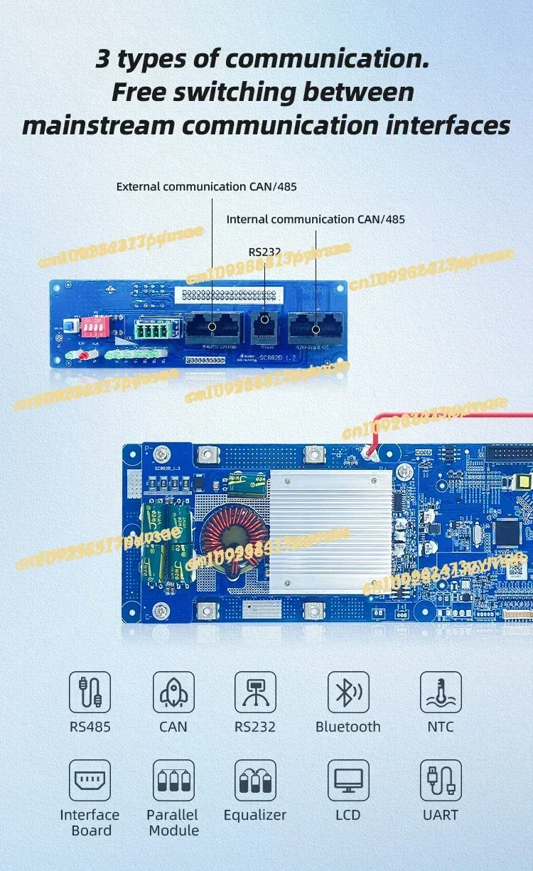 2025 XJ 12v/21v/100a Li-ion/Li-polymer Battery Protection Circuit Board 14s/48v BMS-High-Efficiency LMO Ternary Lithium Charger