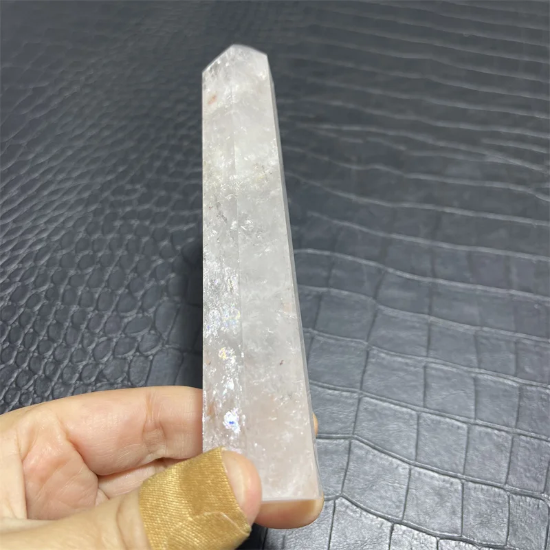 Natural Clear Quartz Crystal Tower Stone Point Home Decor feng shui Wand Witchcraft Reiki Meditation and Chakra Healing Crystals view 5